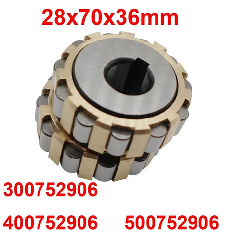 Beefy Heavy Duty Gear Reducer Bearing Double Row Eccentric 28x70x36MM For Industrial Machines, 300752906 Series