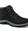 Go-To Water Resistant Lightweight Hiking Boots For Men, Mid Ankle Work Casual Shoes with anti-slip traction and secure lace-up.