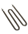 Heavy Duty W Shape Finned Heating Element For Industrial Electric Air Heater 220V 2.5KW SUS304 Stainless Steel, flexible design.