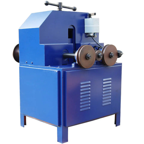 Pro Level Shop Ready Electric Pipe Bender And Tube Roller Machine With Comprehensive Die Setup seen from the side.