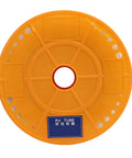 Heavy Duty Clear Polyurethane Air Hose For Pneumatic Air Compressors 200 Meter Length rolled on a yellow spool with markings.