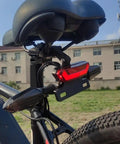 36V 48V 52V E Bike And Tricycle Light Kit Featuring Front Headlight, Rear Brake Light, Flowing Turn Signals, Waterproof Construction Fit For BAFANG And Other Electric Bikes on rear rack
