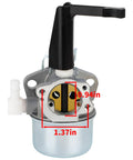 Briggs Stratton Carburetor Replacement 696065 for Troy Bilt Craftsman Tillers with dimensions 0.94in and 1.37in