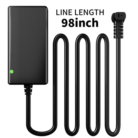 Replacement 29V 2A Recliner Power Supply Adapter with 98-inch cord for Electric Recliners Lift Chairs and Adjustable Beds, 2-pin plug
