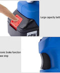 Beefy 120KN To 160KN Hydraulic Cable Cutter with large battery and electronic brake feature for safety.