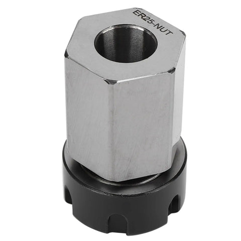 Hex Collet Chuck For CNC Lathe Tool Holder With Quick Clamp For Fast Setup And High Precision ER25 Size Carbon Steel Workhorse Machining Accessory