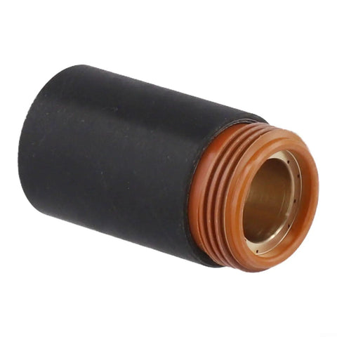 Built to Last Plasma Retaining Cap 220854 for MAX105 Torch Replacement Part with Durable Bakelite Polymer Brass Blend for a Stable Fit and Clean Pro Shop Grade Cut Quality, black and brown threaded cap