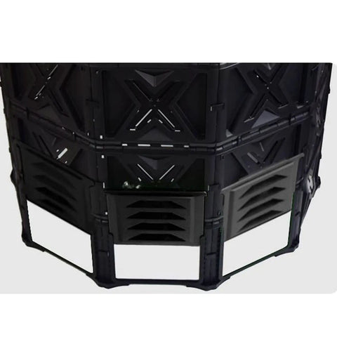 Close-up view of 540L Outdoor Tumbler Compost Bin For Garden And Yard, Extra Large BPA Free All Season Composting Box