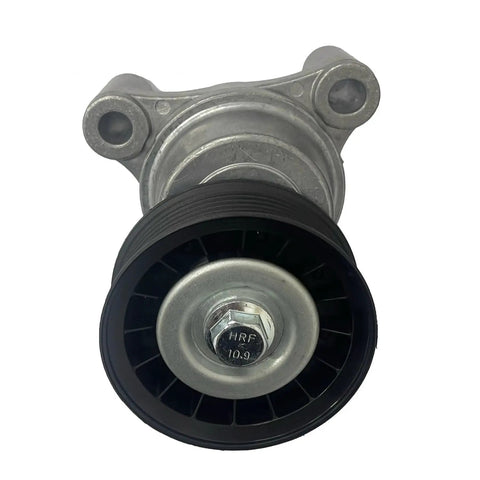 Professional Grade Serpentine Alternator Drive PS Belt Repair Kit Fits Volvo Penta 4 3L 5 0L 5 7L Series Boats Engines Replacement Part 3817287 3889124 Meaning No Hassle Back To The Water So You Enjoy All Rides With Peak Ride Power Guaranteed. close-up of pulley tensioner with belt