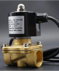Waterproof Solenoid Valve for Water Lines, Normally Closed, IP68 Rated, A Solid Workhorse for Underwater Fountains, Aquariums, and Irrigation, Size Options From One Half Inch to Two Inches, Durable and Easy to Install, G3/4 brass body