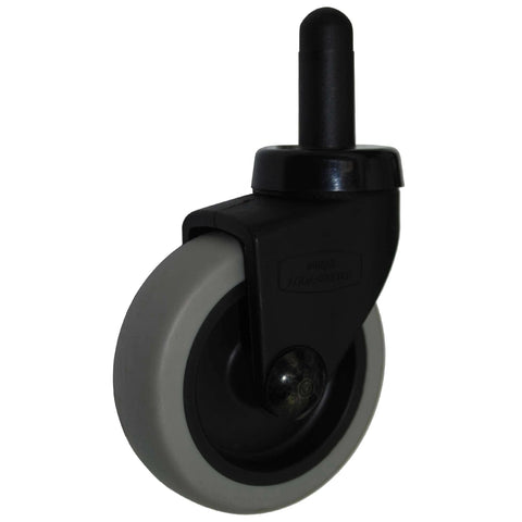 Single caster from Mop Bucket Replacement Casters Set of 24 are Compatible with Rubbermaid Models 7570-L2, 7571,7580,7581, Wavebrake & More