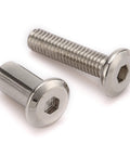 20 Pieces M6 Furniture Joint Connector Bolts And Cap Nut Kit For Cot Beds And Cribs With Hex Drive Socket Cap Screws 30mm Length
