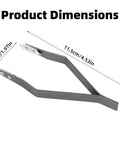 Watch Spring Bar Tweezers Set Made From Aluminum Alloy Precision Pliers Kit For No Fuss Band Strap Bracelet Repair, dimensions 11.5cm x 5cm