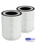 Two Pack H13 HEPA Replacement Filter For Afloia KILO Series Air Purifiers Including KILO PRO KILO PLUS MIRO MIRO PRO Morento Kilo Kalo And CUCKOO CAC I0510FW Three Stage Filtration With Pre Filter And Activated Charcoal