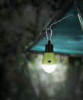 Rechargeable Camping Light hanging on tent with Clip Hook Portable Tent Lantern 3 Lighting Modes High Low Strobe LED Bulb Outdoor Use