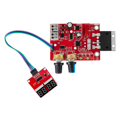 Pro Grade Time Control Board For Spot Welder And Portable Welding Machine, 40A To 100A Current Digital Display Controller with connectors