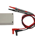 Wire Continuity Tester And Electronic Circuit Testing Tool With 100dB Buzzer And Indicator Light For PCB Boards Cable And Switch Testing 9V Battery Powered For Fast Accurate Diagnosis, featuring red and black probes and connectors.