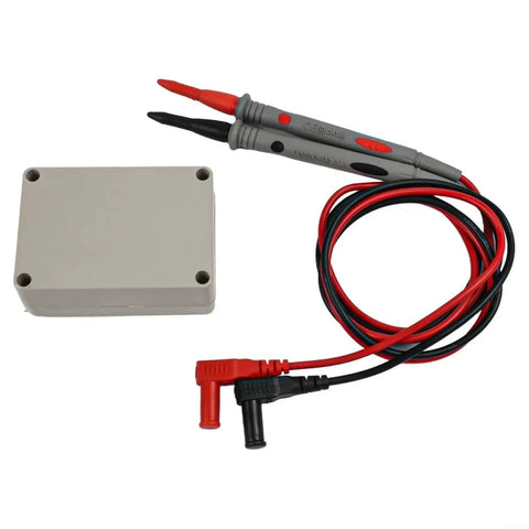 Wire Continuity Tester And Electronic Circuit Testing Tool With 100dB Buzzer And Indicator Light For PCB Boards Cable And Switch Testing 9V Battery Powered For Fast Accurate Diagnosis, featuring red and black probes and connectors.