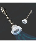 Heavy Duty Pneumatic Suction Cup Big Head With Silicone Nozzle 8mm Mounting Hole Double Layer Injection Molding visible. Metal spring arm.