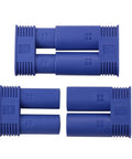 Blue connectors from EC5 Battery Connector Set 10 Pairs With 5.0mm Gold Plated Bullet Connectors Male And Female Shells For RC ESC LiPo Battery And Electric Motors Plug And Play High Conductivity Durable Gold Plated Contacts