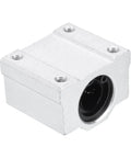 Badass SCS12UU Linear Motion Ball Bearing Slide Bushing 2 Piece Aluminum 41Mm Long close-up view of mounting hardware