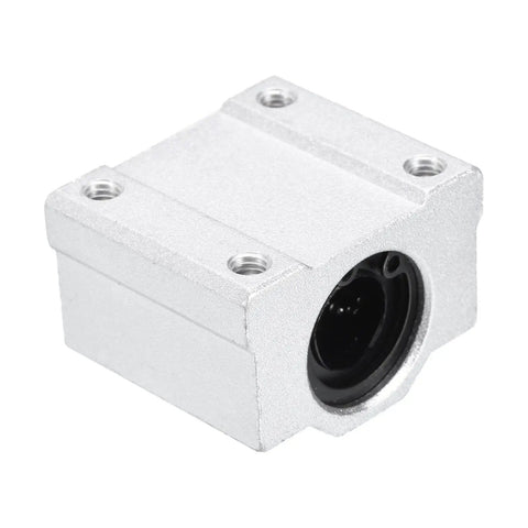 Badass SCS12UU Linear Motion Ball Bearing Slide Bushing 2 Piece Aluminum 41Mm Long close-up view of mounting hardware
