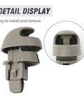Close-up of 2 Pack Sun Visor Holder Retainer Clip 5GE11TL2AA Replacement For Dodge Dakota 2000 2003 And Dodge Durango 2001 2003.