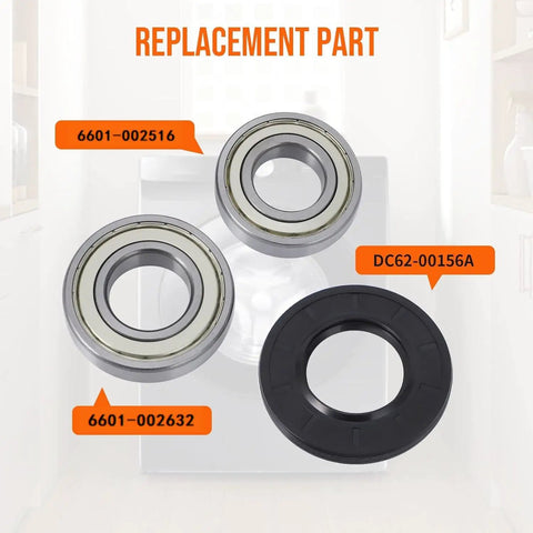 Washer Tub Bearing And Seal Kit For Samsung Replacement Parts Built To Last With High Precision And Rust Resistant Steel Easy Install