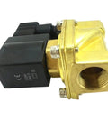 High Performance Pneumatic Solenoid Valve For Air Tools And Industrial Systems With Electromagnetic Control Plus 1 Pc Series Replacement Part For Reliable Operation, brass body with electromagnetic actuator.