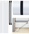 2 Pack Appliance Sliders With Straps For Easy Move Of Heavy Duty Fridges, Washers, Dryers On Tile Or Hardwood Floors, 8 By 60 Inch Sliding Sheets
