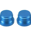 Heavy Duty Billet Aluminum Engine Oil Thermostat Housing Plug For BMW N54 N55 S55 CNC Machined Anodized Blue Finish
