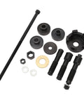 Premium Heavy Duty 14 Piece Wheel Bearing Puller And Remover Tool Set Installation Kit For Motorcycle Bikes With Case For 0.75 Inch 1 Inch And 25mm Bearings, black metal parts