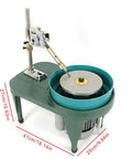 Faceting And Polishing Gem Cutter Pro Grade Workhorse For Jewelry Making with 6 Inch Disc and Faceted Manipulator