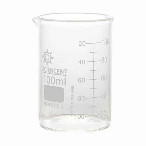 100ml beaker from Heat Resistant Glass Beaker Set Of 3 50 Milliliter 100 Milliliter And 250 Milliliter With No Spill Spout Ideal For Boiling