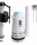 3 Inch Dual Flush Valve Replacement Kit For One Piece Toilets With Top Push Button Easy Install No Fuss Toilet Repair Kit