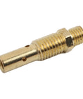 Close-up of a brass diffuser from the 24Pc MIG Welding Consumables Kit With 0.030 And 0.035 Tips, Gasless Nozzles And Diffusers