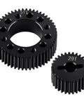Stealth X Drive Gear Set for Element Enduro 1 by 10 RC Truck, steel transmission gears 51T and 29T, black color.