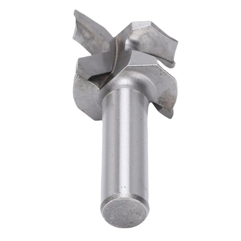 Mingzhe R18 1 Inch Carbide Router Bit For Woodworking Grooving Sturdy Tungsten Steel Shank Heavy Duty Arc Bending Cutting Tool, front view
