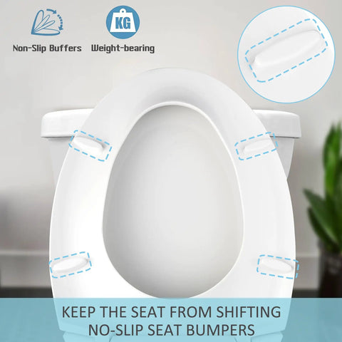 Knockout Quality Elongated Toilet Seat Replacement With Buttery Smooth Soft Close Lid That Quietly Closes To Skip Loud Slamming For A Quick No Sweat Bathroom Upgrade