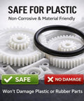 Low Noise Gear Grease For Plastic Gears 1 Oz White Lithium Lubricant compatible with plastic and rubber parts