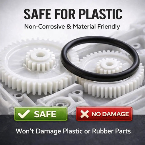 Low Noise Gear Grease For Plastic Gears 1 Oz White Lithium Lubricant compatible with plastic and rubber parts