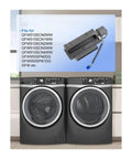 Vent Duct Damper Flap For Front Load Washers WH16X29509 Replacement Quick Fit And Humidity Control Regulates Tub Vent Airflow To Prevent Moisture BuildUp Durable Laundry Appliance Part For Efficient Drying And Longevity, shown with compatible washer models