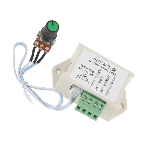 0-10V DC Generator Potentiometer Module for PLC and MCU interface, adjustable analog voltage output, plug-and-play view