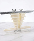 Six Layer Coil Wire Winding Mold With Multi Layer Capability For Mini Motors Plastic Winding Frame For Stator Rewind And Micro Motor Repair 0.37-0.75KW Durable PVC Mold For Safe Precise Electric Motor Maintenance, PVC winding frame with metal scale