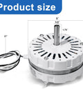 Universal Attic Ventilation Fan Motor Replacement Fits Lomanco 2000 And 1800 Series dimensions shown