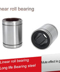 Linear Ball Bearing 3-50mm Kit For CNC And 3D Printer Rails Smooth Motion Easy Install High Precision Linear Guides Durable Low Friction Support For Accurate Motion And Reduced Wear, steel linear roll bearing