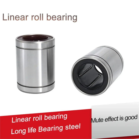 Linear Ball Bearing 3-50mm Kit For CNC And 3D Printer Rails Smooth Motion Easy Install High Precision Linear Guides Durable Low Friction Support For Accurate Motion And Reduced Wear, steel linear roll bearing