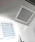 Smooth 39 Inch Aluminum Louvered Ceiling Vent Covers For No Sweat HVAC Air Return Installation with modern design.