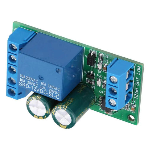 No Fuss Plug And Play Water Level Controller Module 12V DC AC Auto And Manual Mode for home tanks with relay switch and capacitors
