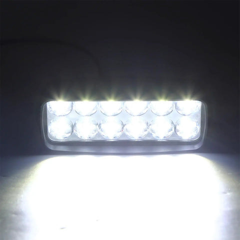 Ebike Headlight 12V To 80V Compatible Universal LED Front Light For Electric Bikes And Motorcycles High Brightness All Weather Performance Tricycle Conversion Light Waterproof ABS Body